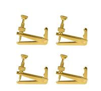 4 pz/1 set 4/4 3/4 Violino Fine Accordatori Hill Style Metallo Stringa di Regolazione Sensibile pezzi di ricambio per violino (Color : 4-4 3-4 Cello Golden)