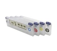 4 pz 220ML 1.5L Serbatoio Cartuccia di Inchiostro Riutilizzabile Ciss di Inchiostro Sfuso Compatibile Con Roland BN-20 BN-20A VS300 RS540 XR640 RF640 SP300(4 Cartridge)