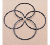 4 pz 50mm x 1.5mm Pistone Anello for Husqvarna 268 268XP 268K 66 266 371 372 Stihl 038 Jonsered 2063 625 670 2071 Motosega