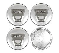 4 pz 60mm Auto Cerchio in Lega Mozzo Centro Tappi per Dacia Duster Logan Sandero Lodgy 3D Regolazione Polvere Distintivo in Alluminio Adesivo Logo Car Decorazione