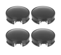 4 pz 62mm 4 Alette Nero Auto Ruota Centro Cappucci Perno Copertura Protezioni
