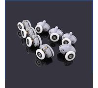 4 pz-8 pz Ovale 23mm 25mm ABS Nylon Singolo Pop Up Puleggia Runner Ruota Cabina Doccia Porta Scorrevole In Vetro rulli Hardware(8pcs,23mm)