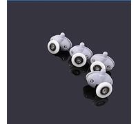 4 pz-8 pz Ovale 23mm 25mm ABS Nylon Singolo Pop Up Puleggia Runner Ruota Cabina Doccia Porta Scorrevole In Vetro rulli Hardware(4pcs bottom,23mm)