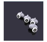 4 pz-8 pz/set Ovale 23mm 25mm ABS Nylon Singolo Pop Puleggia Doccia Scorrevole In Vetro Porta Rullo Hardware(4pcs bottom,23mm)