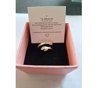 4 Pz Anello Argento 925 Abbraccio da Donna e uomo regolabile SPEDIZIONE GRATIS