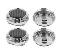 4 pz argentato 64mm diam 4 graffe pneumatico ruota mozzo centra coperchio Cappuc