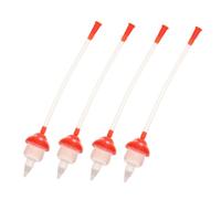 4 Pz Aspiratore Nasale Ventosa Nasale Antireflusso Detergente Nasale Antireflusso Pulizia Nasale Del Bambino Aspiratore a Bocca Aperta Ventosa Del Muco Nasale Rosso Gel Di Silice VICASKY