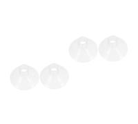 4 Pz Assorbenti Per Tiralatte Parti Del Tiralatte Pettorali Tiralatte a Mano Flangia Del Tiralatte Valvole Del Tiralatte Bianca Gel Di Silice Pastiglie Cuscino Massaggiante