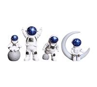 4 Pz. Astronauta Figura Statua Figurina Astronauta Scultura Giocattolo Eper4279
