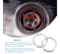 4 PZ Auto Auto Alluminio Hub Centric Anelli Veicolo Hub Wheel Center Hole Anelli