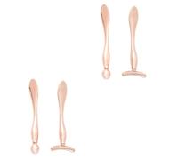 4 Pz Bacchetta Per Crema Occhi Manuale Cucchiaio Di Crema Per Gli Occhi Massaggiatore Per Viso Bacchetta Per Massaggiare Gli Mini Cucchiaio Per Il Trucco Maschera