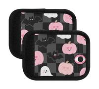 4 pz bagagli maniglia avvolge rosa zucca di Halloween elastico bagagli etichette etichette adesivi per bagagli per borse zaini bagagli bagagli