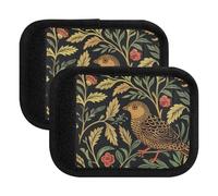 4 pz bagagli maniglia Wrap design William Morris design uccello antiscivolo etichette bagagli borsa maniglia copertura per la spesa borsa della spesa