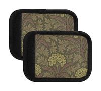 4 pz bagagli maniglia Wrap Vintage Euphorbia Flower Pattern William Morris antiscivolo valigia maniglia maniglia impugnatura impugnatura bagagli identificatore per la spesa borsa della spesa