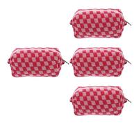 4 Pz Borsa Per Cosmetici Borsa Per Il Lavaggio Personale Borsa Cancelleria Alla Moda Mini Borse Per Il Trucco Per Le Donne Cose Carine Filato Mancare Ragazza Borsa Per La Cura