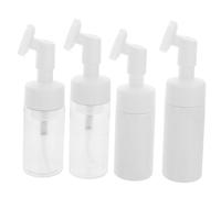 4 Pz Bottiglia Di Mousse Detergente Bottiglia Della Pompa Bottiglie Da Viaggio Contenitori Spazzola Per La Pulizia Del Viso Viaggiare Bottiglia Vuota Cosmetico Plastica