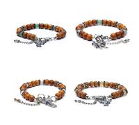 4 pz. Braccialetto Arcangelo Bracciale Gioiello Michele Gabriele Raffaele Uriel