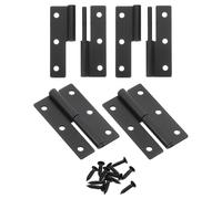 4 pz Cerniera di sollevamento, cerniere di sollevamento staccabili da 2,5" nere