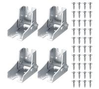 4 Pz Cerniera Pieghevole Autobloccante, Staffe per Tavoli Pieghevoli, Supporto Staffe Cerniere Pieghevoli Autobloccanti a 90 Gradi per Gambe Tavolo Mobili Letti Panche Scaffali Banco da Lavoro