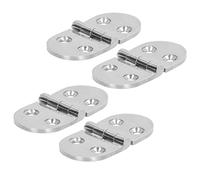 4 PZ Cerniere a 4 Fori Cerniera Per Barche Cerniere Per Porte Cerniera a Forma Ovale in Acciaio Inossidabile 316 Addensata Nessun Rumore Per Yacht Camper