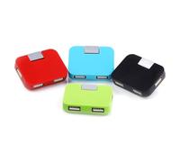 4 pz/confezione USB portatile splitter pieghevole hub USB 4 porte expander efficiente collegamento dispositivo per laptop e PC