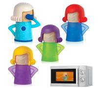 4 Pz Detergente per microonde, Angry Mama Microonde Cleaner-Microonde Cleaner, Cool Mama Frigo Deodorante, Forno a microonde Steam Cleaner, Microonde per cottura Cucina Cleanser Tool