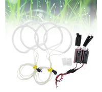 4 pz E46 3 W LED CCFL Fari per auto 131 mm Angel Eyes Halo Ring Lights