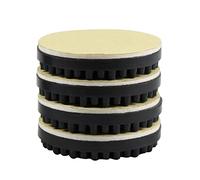 4 PZ Facile Installazione 1 cm Altezza Gomma Isolamento Stand Piedi Pad Giradischi Giradischi Riduttore Vibrazioni Con Nastro