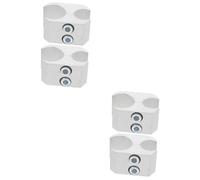 4 Pz Fibbia per fascetta stringitubo MORSETTO porta per deambulatore accessori per camminatori accessorio per sedia a rotelle parti della sedia a rotelle Lega di alluminio Beaupretty