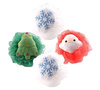 4 Pz Fiore Da Bagno Palla Da Bagno Spugne Da Massaggio Per Il Bagno Spugna Da Bagno Di Loofah Elastico Da Bagno Bolla Giocattoli Bagno Di Spugne Imbottitura in Cotone Ipetboom