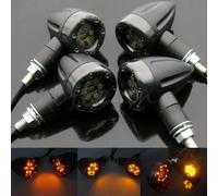 4 Pz Indicatore Luci Freni Segnale Svolta Posteriore Lampada LED Ambra+rossa 12V