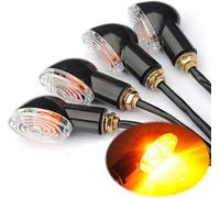 4 Pz Indicatori di Direzione Moto Mini Indicatori 12V Impermeabile Universale