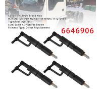 4 Pz Iniettore Carburante Per Mustang Bobcat 843 853 960 Isuzu 4JB1 6646906 H7