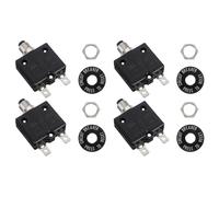 4 Pz Interruttore 25A pulsante, per protezione sovraccarico 125/250V AC 50V DC