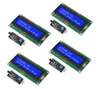 4 Pz LCD1602 1602 Modulo LCD Schermo Blu 16x2 Carattere Display LCD con IIC I2C Seriale Interfaccia Adattatore Modulo