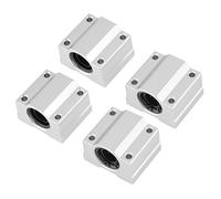 4 pz lineare movimento cuscinetto a sfere CNC boccola Slide, blocco SCS12UU Linear Motion cuscinetti a sfera in alluminio CNC scorrevole boccola lineare cuscinetto a sfere blocco
