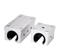 4 pz/lotto SBR10UU SBR12UU SBR16UU SBR20UU SBR25UU SBR12LUU cuscinetto a sfere for movimenti lineari tipo aperto Router di SBR guida lineare(SBR20LUU)