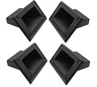 4 PZ. MANIGLIA CASSE ACUSTICHE AD INCASSO LATERALE IN PLASTICA 13 X 9 CM - SUBWOOFER