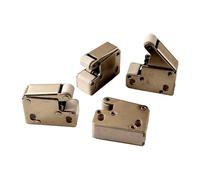4 pz, Meccanismo di apertura push pull per botole di ispezione - nuovo modello mini Latch L001C Argento