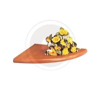 4 pz mensola noce ad angolo ripiano in legno mdf mensole 25x25x2,5 cm