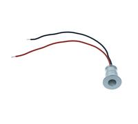 4 PZ Mini Faretto LED da Incasso 1W DC 12V Caldo 3000K Carcassa Argento Angolo 1