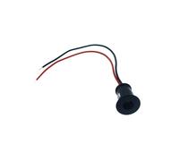 4 PZ Mini Faretto LED da Incasso 1W DC 12V Freddo 6000K Carcassa Nera Angolo 120