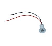 4 PZ Mini Faretto LED da Incasso 1W DC 12V Neutro 4000K Carcassa Argento Angolo