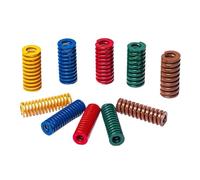 4 Pz Od 8Mm Id4Mm L 20-200Mm Molla Per Stampo A Compressione Molle A Spirale In Acciaio Legato Per Stampaggio A Molla, 8x4x40mm, Rosso