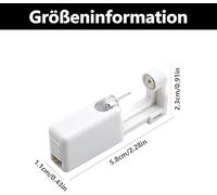 4 Pz Orecchio Piercing Pistole, Sicuro E Asettico Imballaggio, Professionale Piercer Strumenti, Adatto Per Piercing All'Orecchio A Casa, Cura Personale.