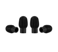 4 Pz/pacchetto Drumstick Caps Silicone Tamburo Bastone Maniche Bastone Testa Copertura Copertura Muta Per Tamburo Esercizio