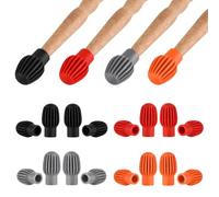 4 Pz/pacco Bacchette Tappi Del Silicone Del Bastone Del Tamburo Manicotti Testa Del Bastone Protettivo M