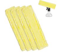 4 Pz Panni di Pulizia in Microfibra per Karcher Berretto Microfibra Salvietta per Lava Vetro Karcher WV2 WV5 WV6 Plus Premium per Pulitore Vetro Aspirapolvere Finestra Accessori