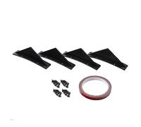 4 pz Paraurti Posteriore Auto Paraurti Diffusore Splitter Paraurti Posteriore Lip Body Splitter Guard Protector Car Spoiler