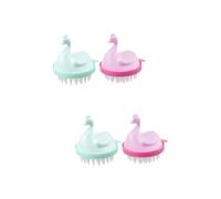 4 Pz Pettine Per Shampoo Da Massaggio Spazzola Per Massaggi Per Animali Domestici Spazzola Districante Per Bambini Lavasciuga Bambino Pp Domestico Articoli Per La Doccia